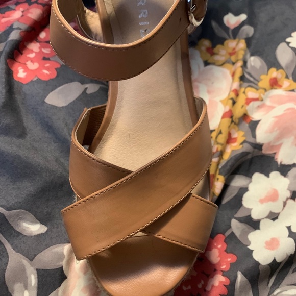 7W rafia platform sandals - Picture 3 of 5